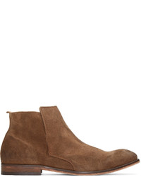 H By Hudson Brown Suede Lennox Boots