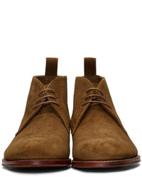 Grenson Brown Suede Marcus Boots