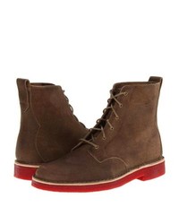 Clarks Desert Mali Boot Lace Up Boots Taupe Suedered Crepe
