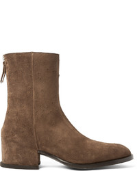Givenchy Distressed Suede Boots