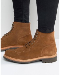 Grenson Grover Suede Laceup Boot