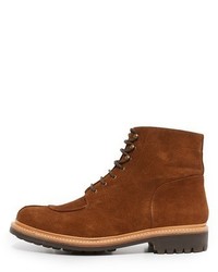Grenson Grover Suede Split Toe Boots