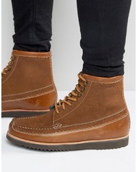 Grenson Hobson Suede Laceup Boots