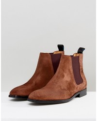 Paul Smith Ps By Gerald Suede Boot In Camel