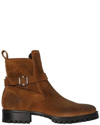 DSQUARED2 Suede Leather Boots W Buckle