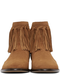 Jimmy Choo Tan Suede Eric Boots
