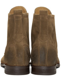 H By Hudson Tan Suede Lennon Boots