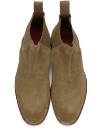 Grenson Taupe Suede Nolan Boots