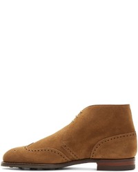 Brooks Brothers Peal Co Suede Wingtip Boots