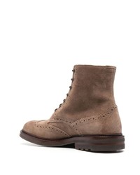 Brunello Cucinelli Perforated Ankle Boots