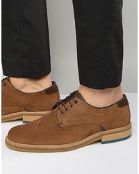 Ted Baker Prycce Suede Brogue Shoes