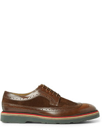 Paul Smith Shoes Accessories Contrast Sole Leather And Suede Derby Brogues