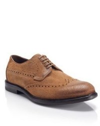 Hugo Boss Uranos Suede Brogue Casual Shoes 10 Brown