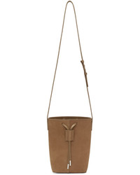 Pb 0110 Taupe Suede Ab 34 Bucket Bag