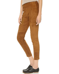 Getting Back To Square One Suede Crop Leggings