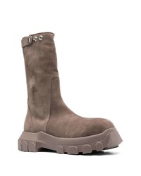 Rick Owens Bozo Tractor Suede Boots