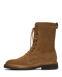 Rhude Brown Suede Ma 1 Boots