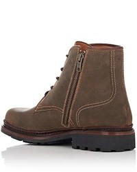 Cartujano Espana Waxed Suede Lace Up Boots