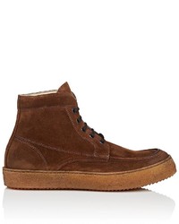 Barneys New York Crepe Sole Suede Boots