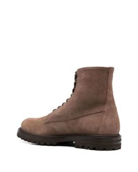 Brunello Cucinelli Lace Up Ankle Boots