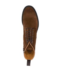 Magnanni Panelled Lace Up Suede Ankle Boots