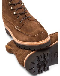Grenson Rocco Suede Laceup Boots
