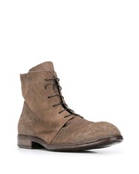 Moma Suede Lace Up Ankle Boots