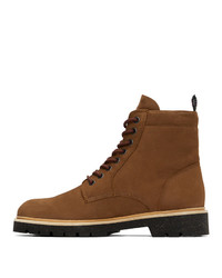 Ps By Paul Smith Tan Suede Fowler Boots