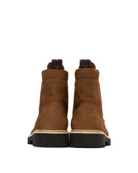 Ps By Paul Smith Tan Suede Fowler Boots