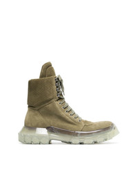Rick Owens Tractor Dunk Ankle Boots