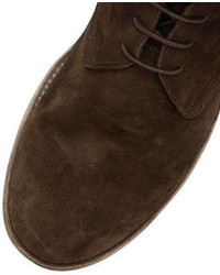 Officine Creative Washed Suede Lace Up Boots