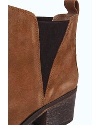 Boohoo Boutique Amber Suede Pistol Boot
