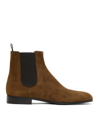 Gianvito Rossi Brown Suede Alain Boots