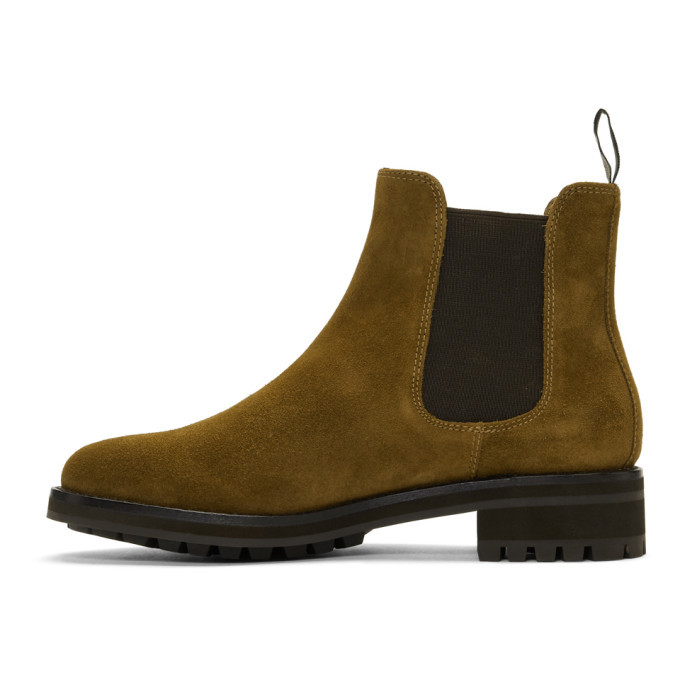 Polo Ralph Lauren Brown Suede Bryson Chelsea Boots, $125 | SSENSE ...