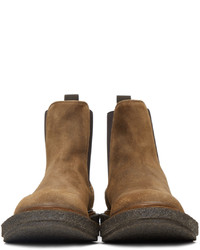 Officine Creative Brown Suede Bullet 2 Chelsea Boots