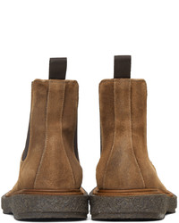 Officine Creative Brown Suede Bullet 2 Chelsea Boots