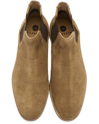 H By Hudson Brown Suede Tonti Chelsea Boots