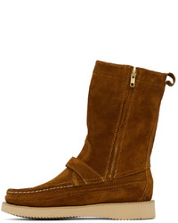 Sebago Brown Suede Zip Up Boots