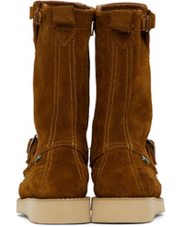 Sebago Brown Suede Zip Up Boots