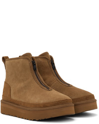 White Mountaineering Brown Ugg Edition Harkley Zip Boots