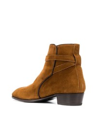 Lidfort Buckle Detail Ankle Boots