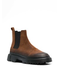 Hogan Chelsea Round Toe Suede Boots