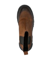 Hogan Chelsea Round Toe Suede Boots