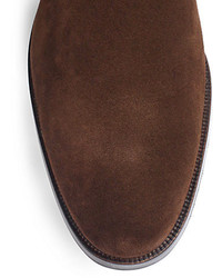 Saks Fifth Avenue Collection Suede Chelsea Boots