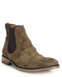 John Varvatos Fleetwood Classic Chelsea Suede Ankle Boots