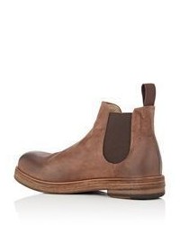 Marsèll Oiled Suede Chelsea Boots Brown
