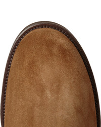 Tod's Rubber Soled Suede Chelsea Boots