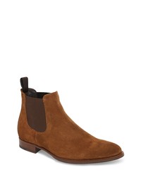 To Boot New York Shelby Mid Chelsea Boot In Mid Brown Suede At Nordstrom