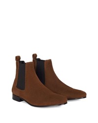 Giuseppe Zanotti Suede Chelsea Ankle Boots