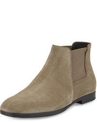 Tod's Suede Chelsea Boot Stone